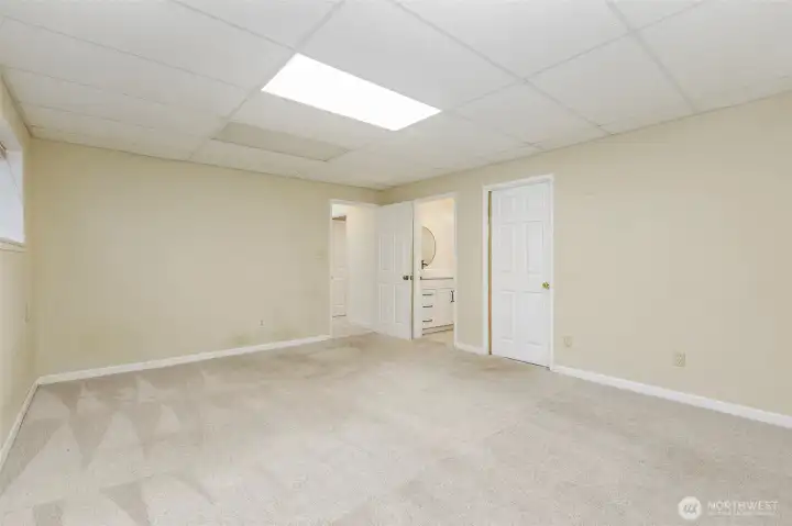 Downstairs extra room