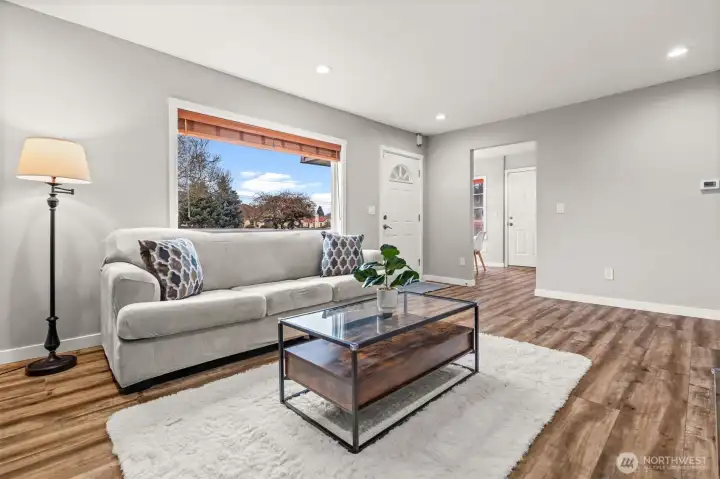 Living room from far corner