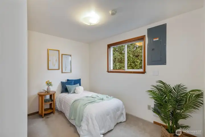 Main floor bedroom with closet!