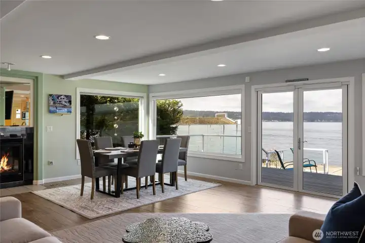 Open concept floor plan.