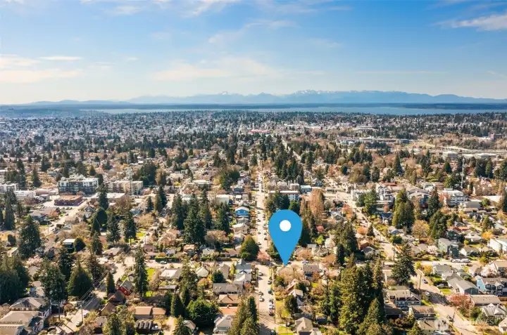 Blocks from Maple Leaf Park, coffee shops, restaurants, breweries, Northgate Link Station, bust stops and easy I-5 access