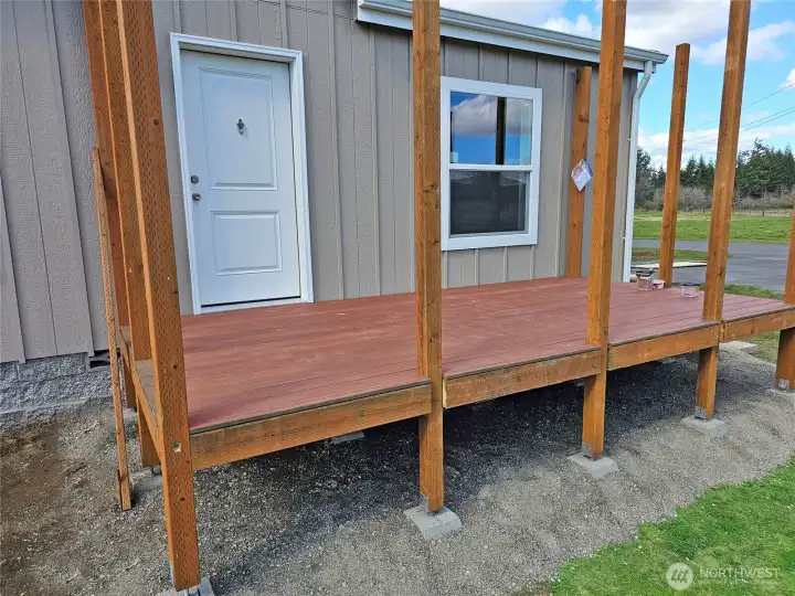 8X16 deck install progress as of 3/28/26 Will be done by 4/5/26
