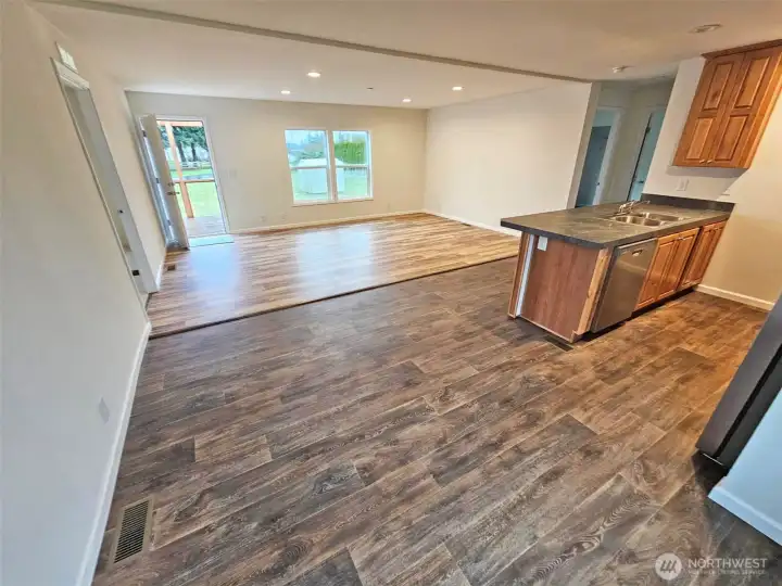 Fresh, clean, brand new home.