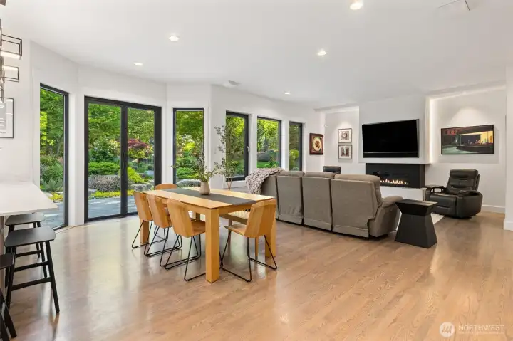 Thoughtful LED lighting throughout home.