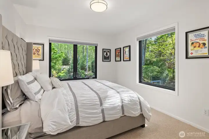 Another upstairs bedroom. Great natural light in all of the rooms.