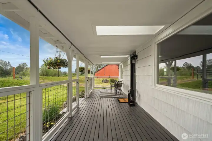 Covered porch