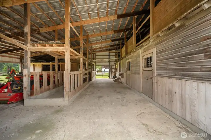 Stalls and Equipment Storage