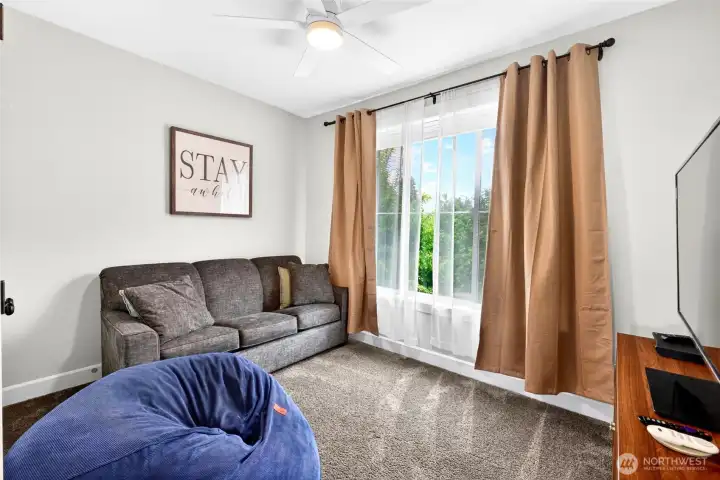 This is the guest bedroom, which could be a great home office. This is the guest bedroom, which could be a great home office.