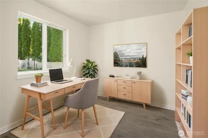 Mainfloor Office or 4th Bedroom Option