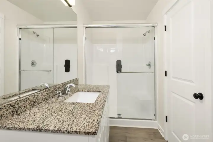 Walkin shower in primary Bathroom