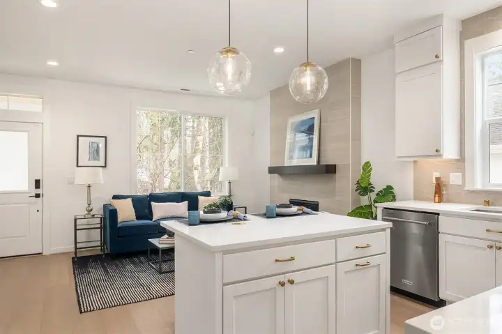 Open layout great for entertaining