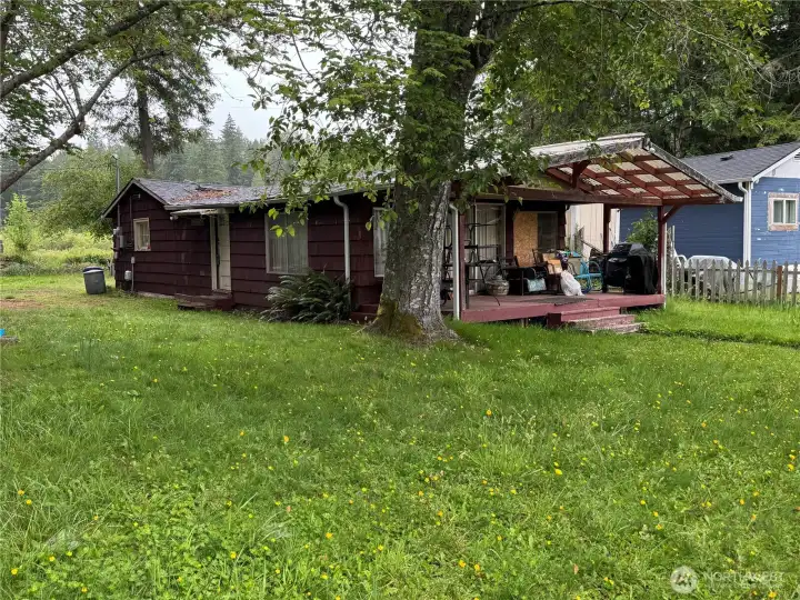 Plenty of open space to park an RV or car