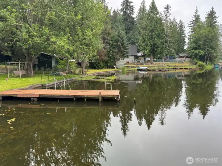 Neighbor's dock from sellers dock