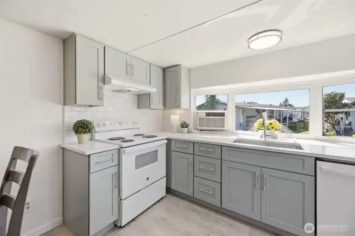 Refreshed with New counters and cabinets