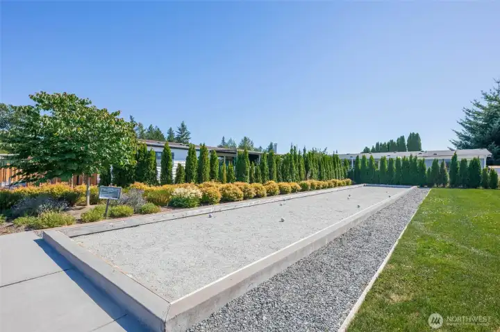 Bocce Ball Area