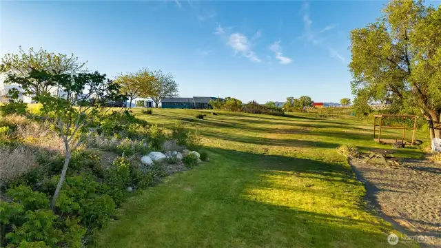 Large 1+ acre lot next door