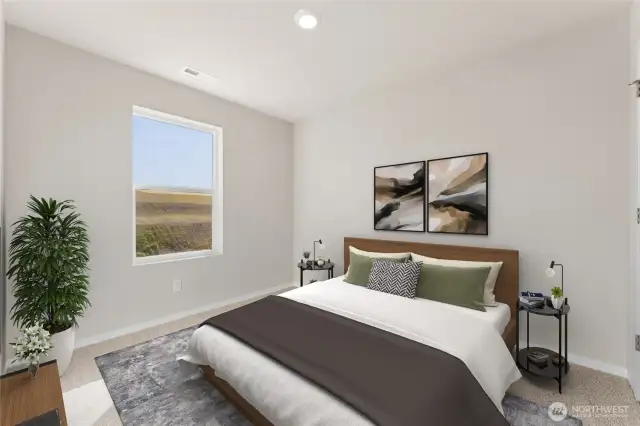 Bedroom 1. Photo's are for representational purposes only. Colors and finishes may differ.