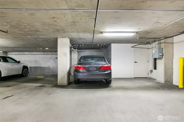 Assigned parking spot: #19 on level G1