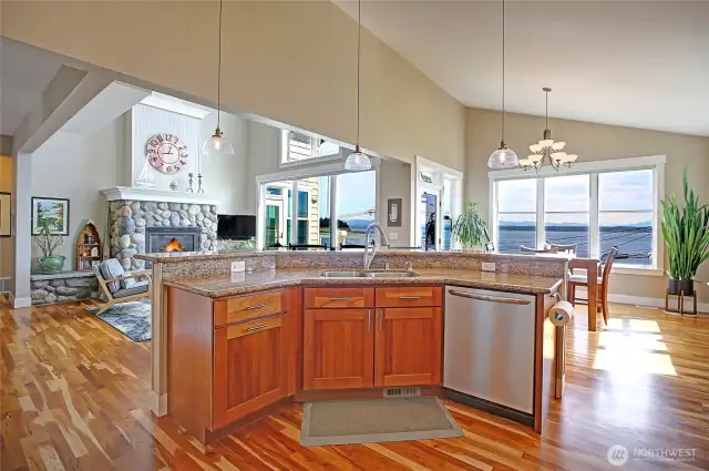 Doing dishes here is a pleasure!