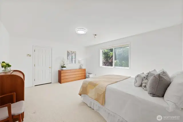 Spacious master bedroom