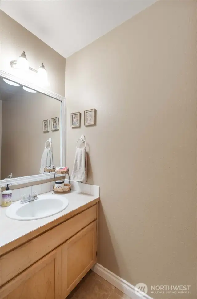 Main level half bath!