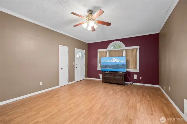 Expansive living room