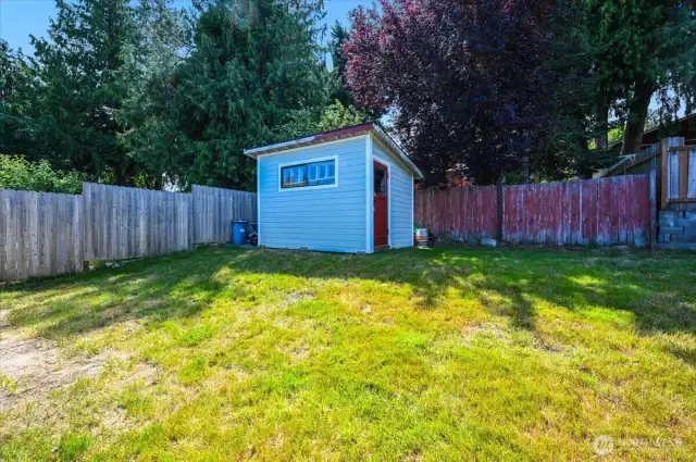 Shed for all your extra storage