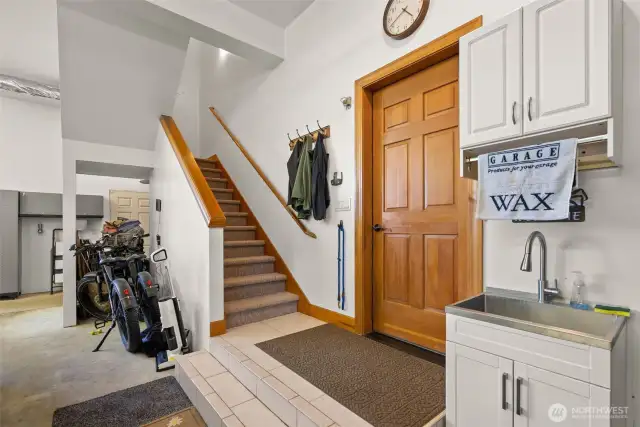 Stairway leads to bonus/flex room.