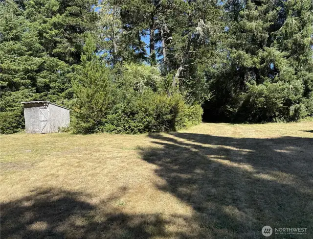 View from back of property to front of property.
