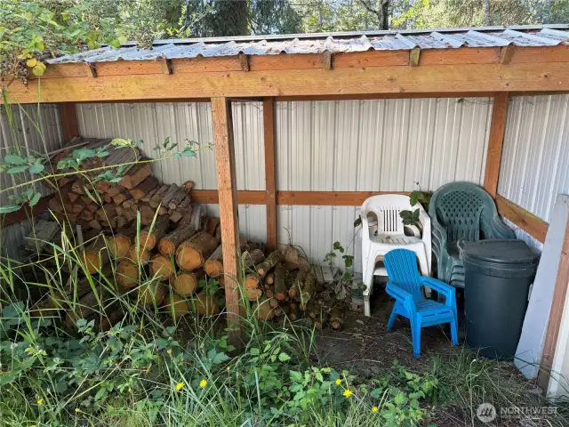 Cover for wood and lawn chairs.