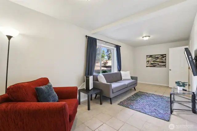 ADU: downstairs family room