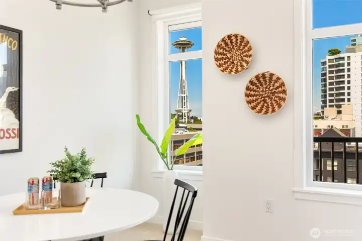 The view continues in the dining area.