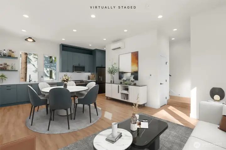 Contemporary open layout for flexible living.