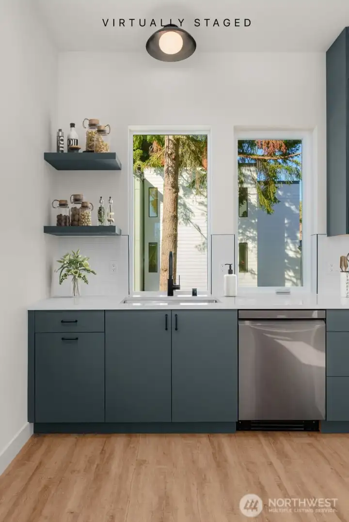 ADU kitchen for cooking + gathering.