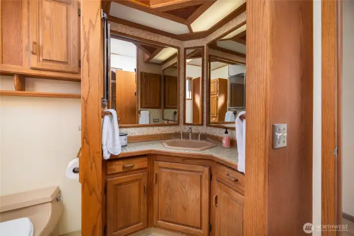 Main bathroom vanity.