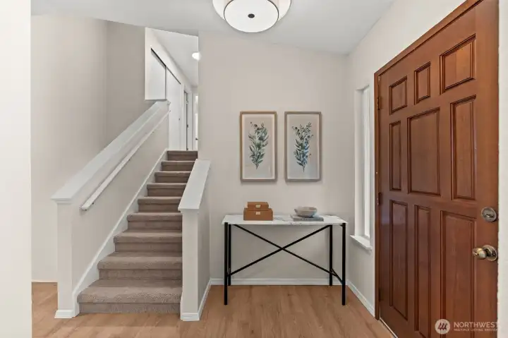 Ease into simplicity, this tri-level residence provides simple access to the top and bottom levels straight through the foyer!