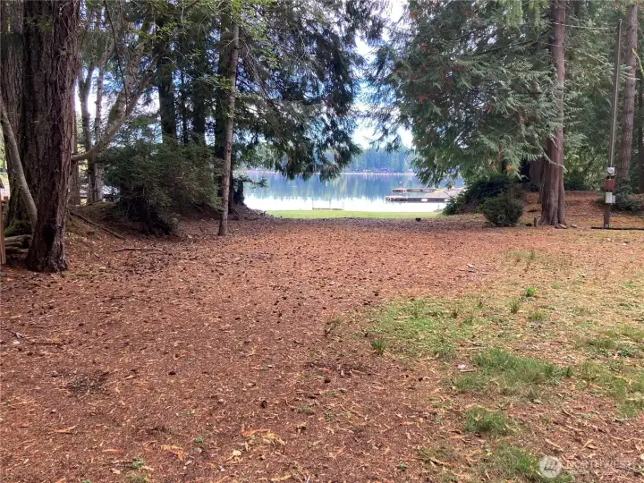 upper portion of the lot