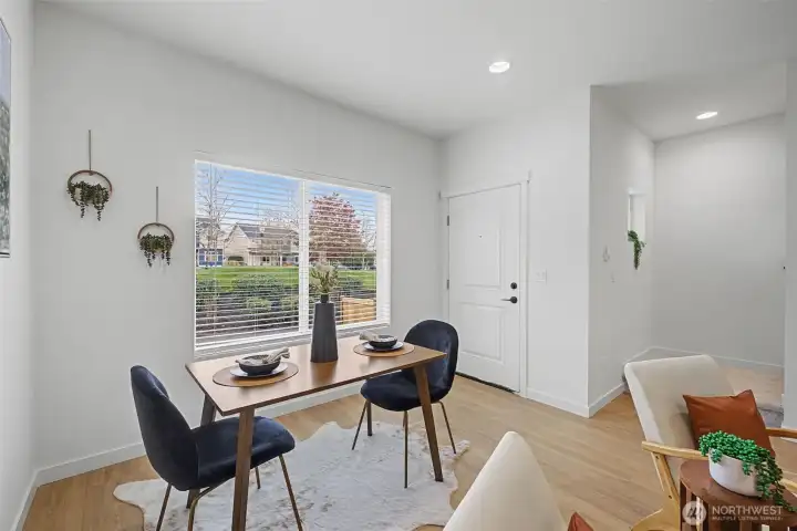 Interior photos of model unit.