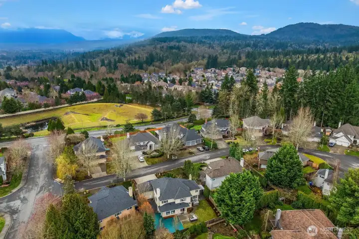 Breathtaking views of the surrounding mountains and Cascade foothills frame this exceptional Sammamish location, perfectly positioned in the Trossachs community with top-rated schools, open spaces, and a true sense of neighborhood charm.