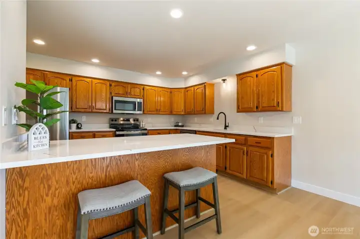 Large quartz countertops