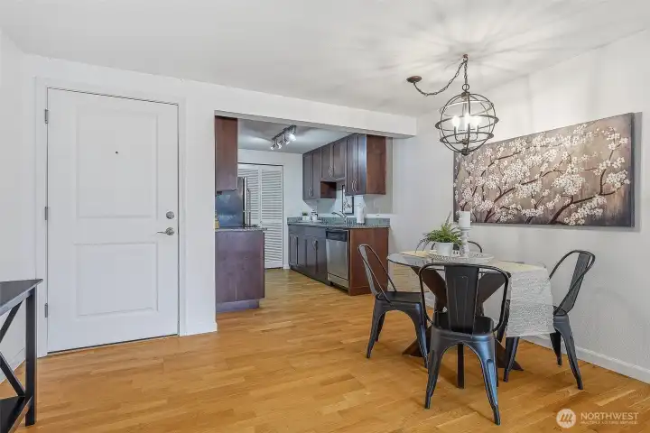 Front entry, kitchen, and plenty of dining space