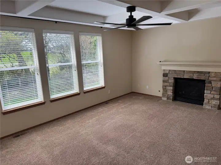 Family Room without Furniture.