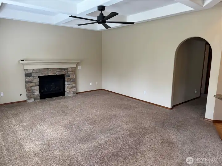 Another view of the Family Room without Furniture