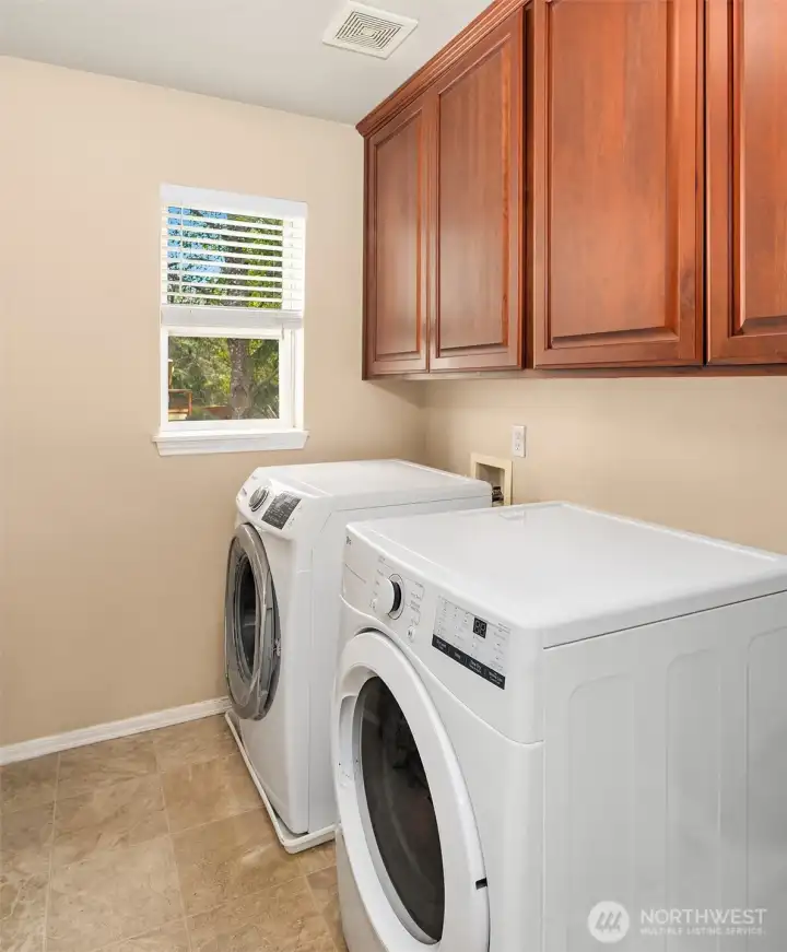Laundry room on main floor