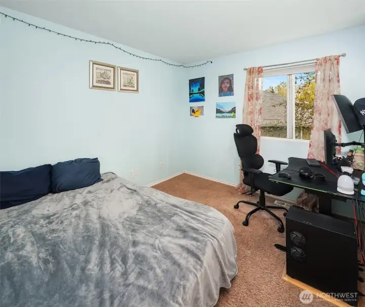 Generously sized bedrooms