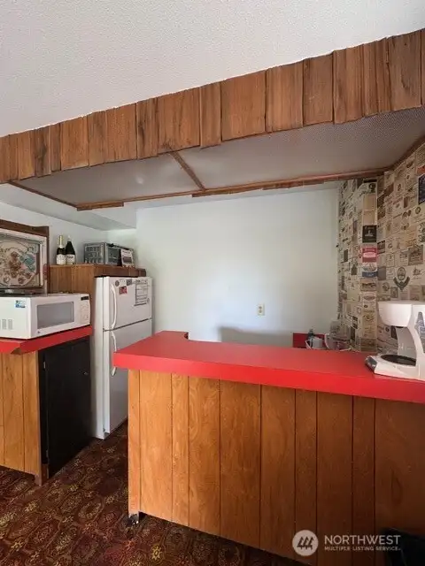 Basement kitchenette