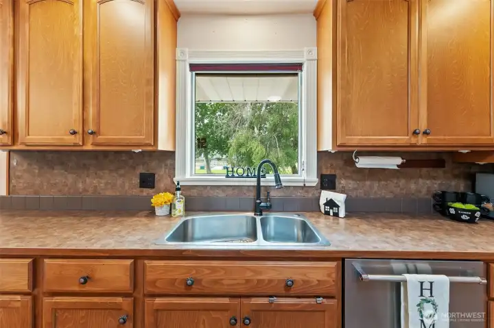 Sink with a view