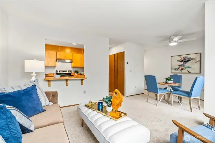 Open floor plan that makes this home very livable and comfortable!!