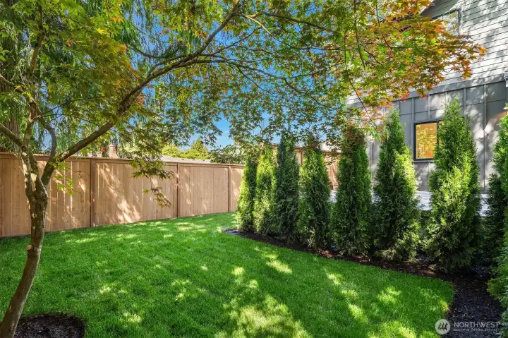 Private yard!