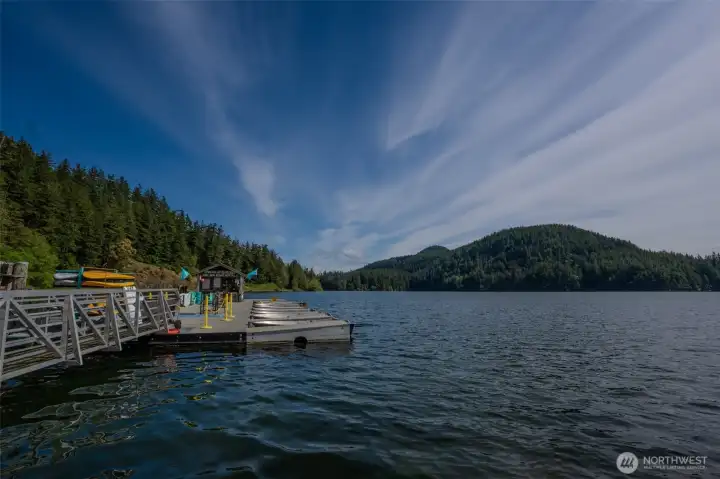 Cascade Lake recreation area is just up the street. Cascade Lake recreation area is just up the street.